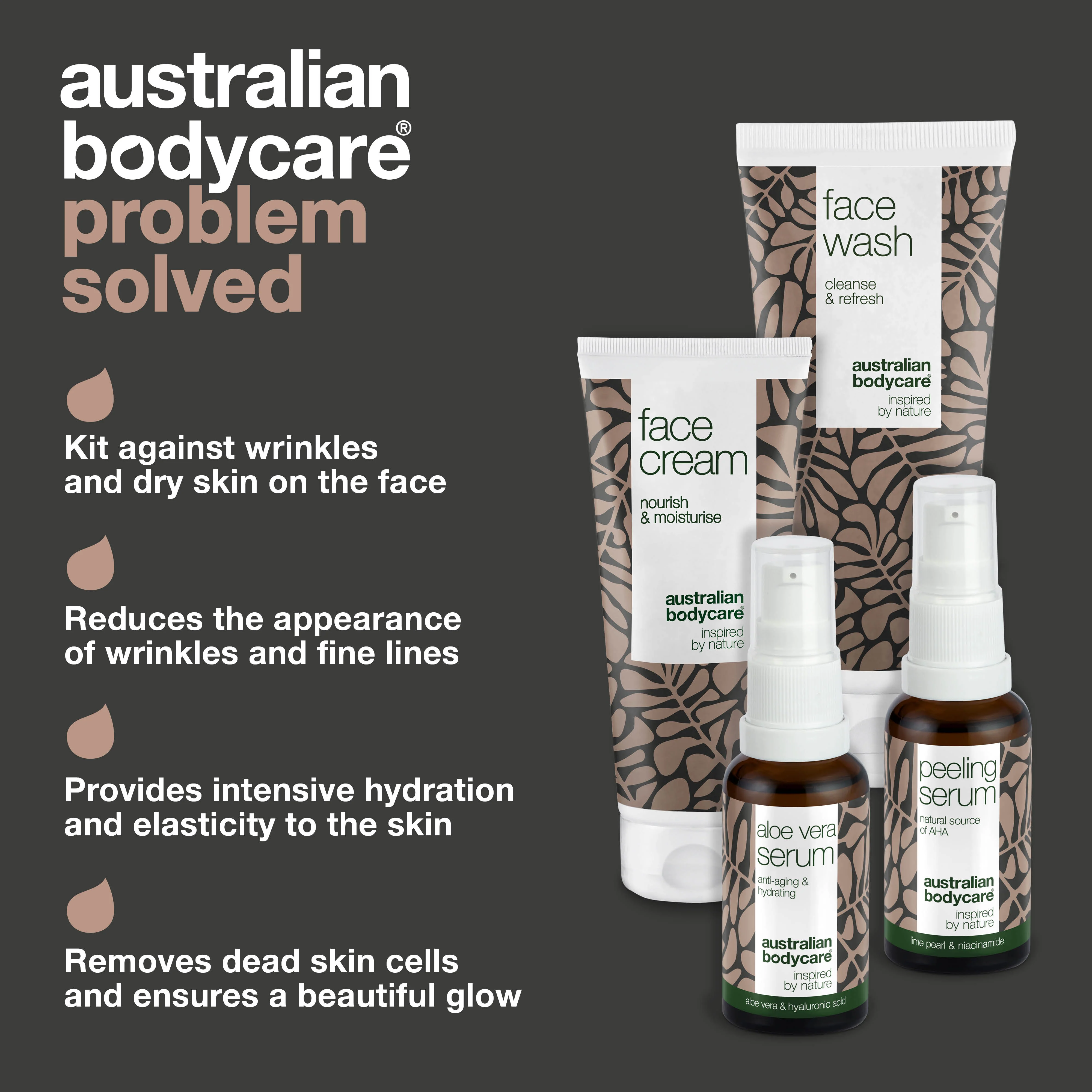 4 Products for wrinkles and dehydrated skin — Complete Anti Age package against wrinkles and dry skin on the face - Image 3