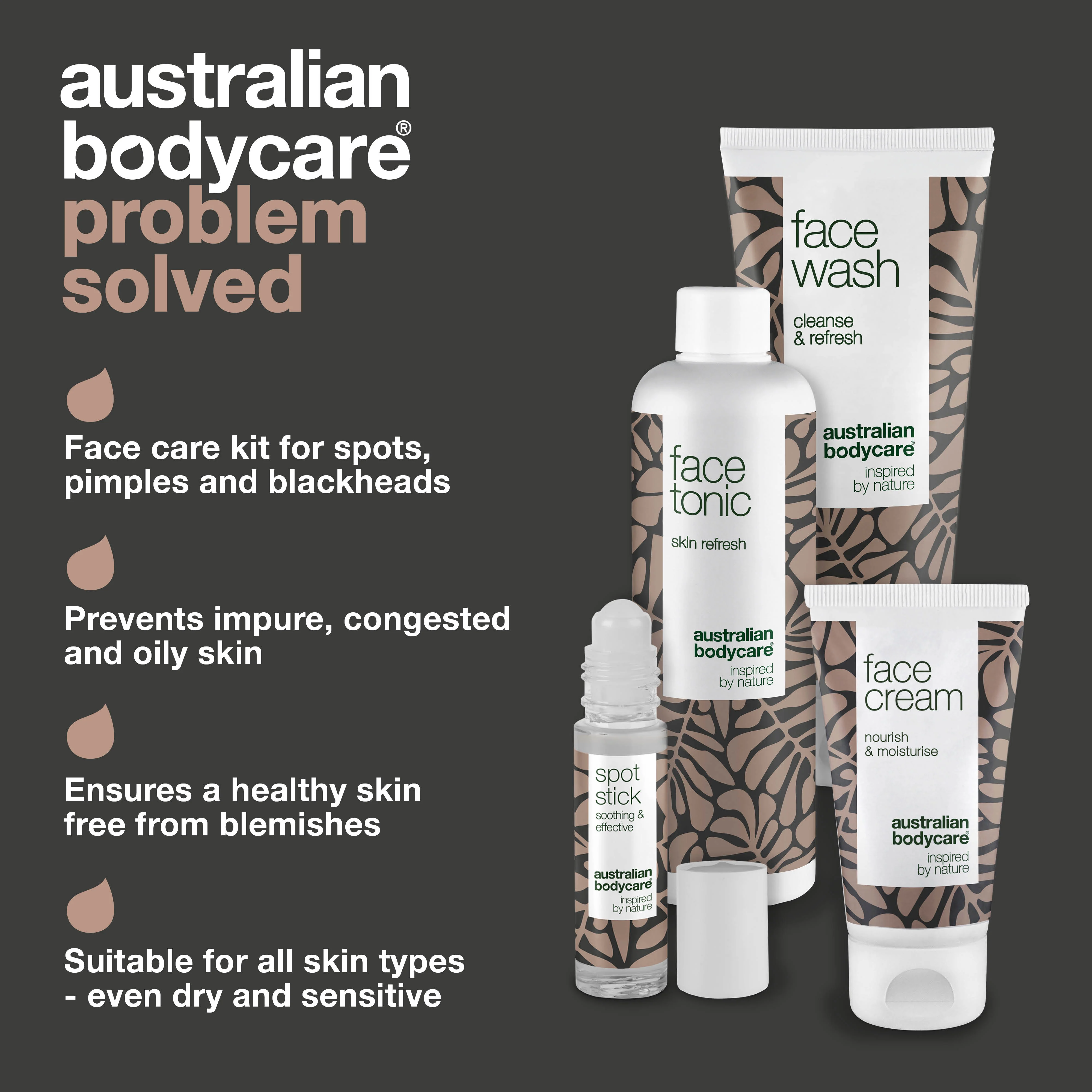 Skin care set for spots on forehead — 4 facial products to reduce congested skin and spots on forehead & the daily care of forehead acne - Image 3