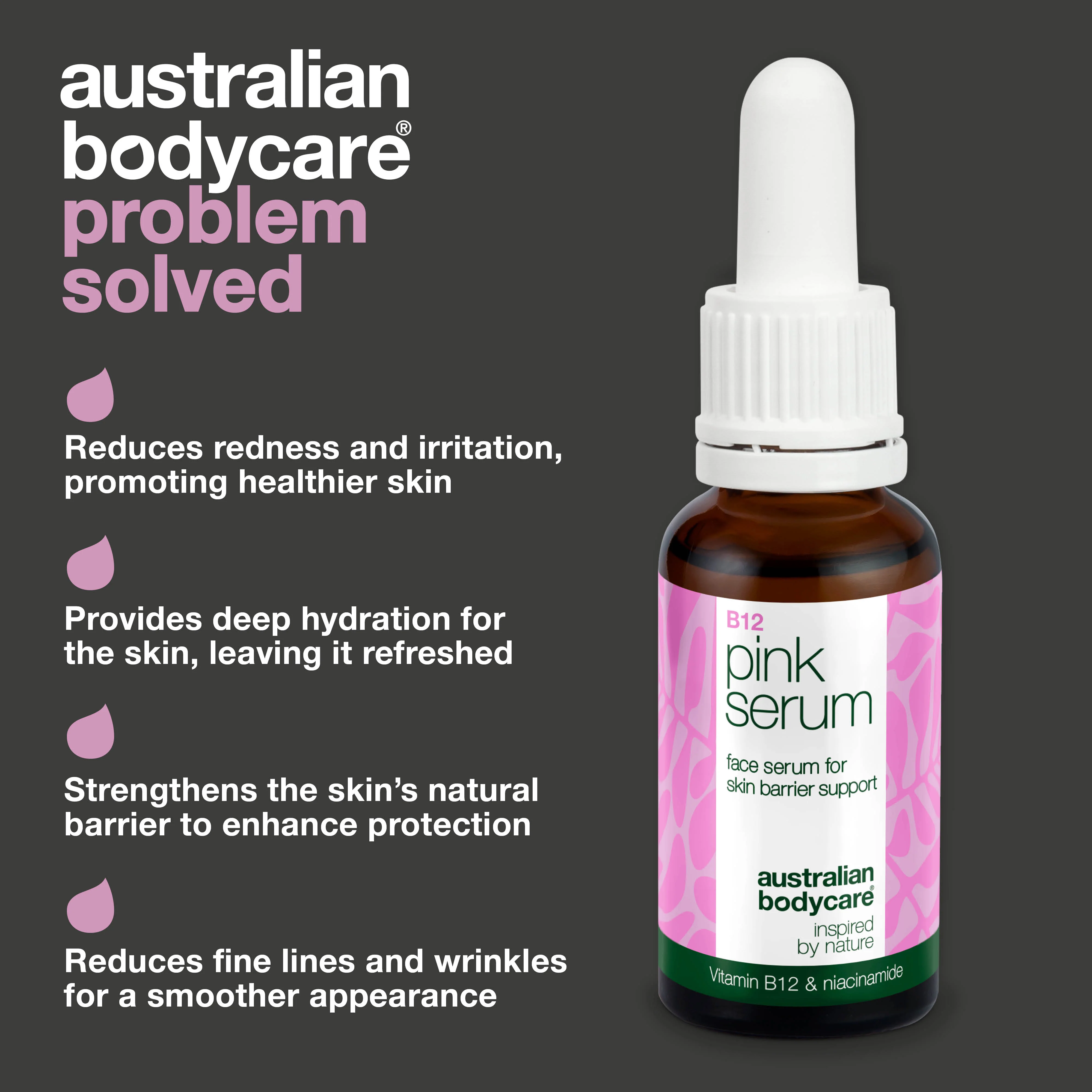Vitamin B12 Pink Serum – Reduces redness and boosts glow — B12 Pink Serum strengthens the skin barrier, reduces redness and aging signs. Leaves skin soft and radiant. - Image 3