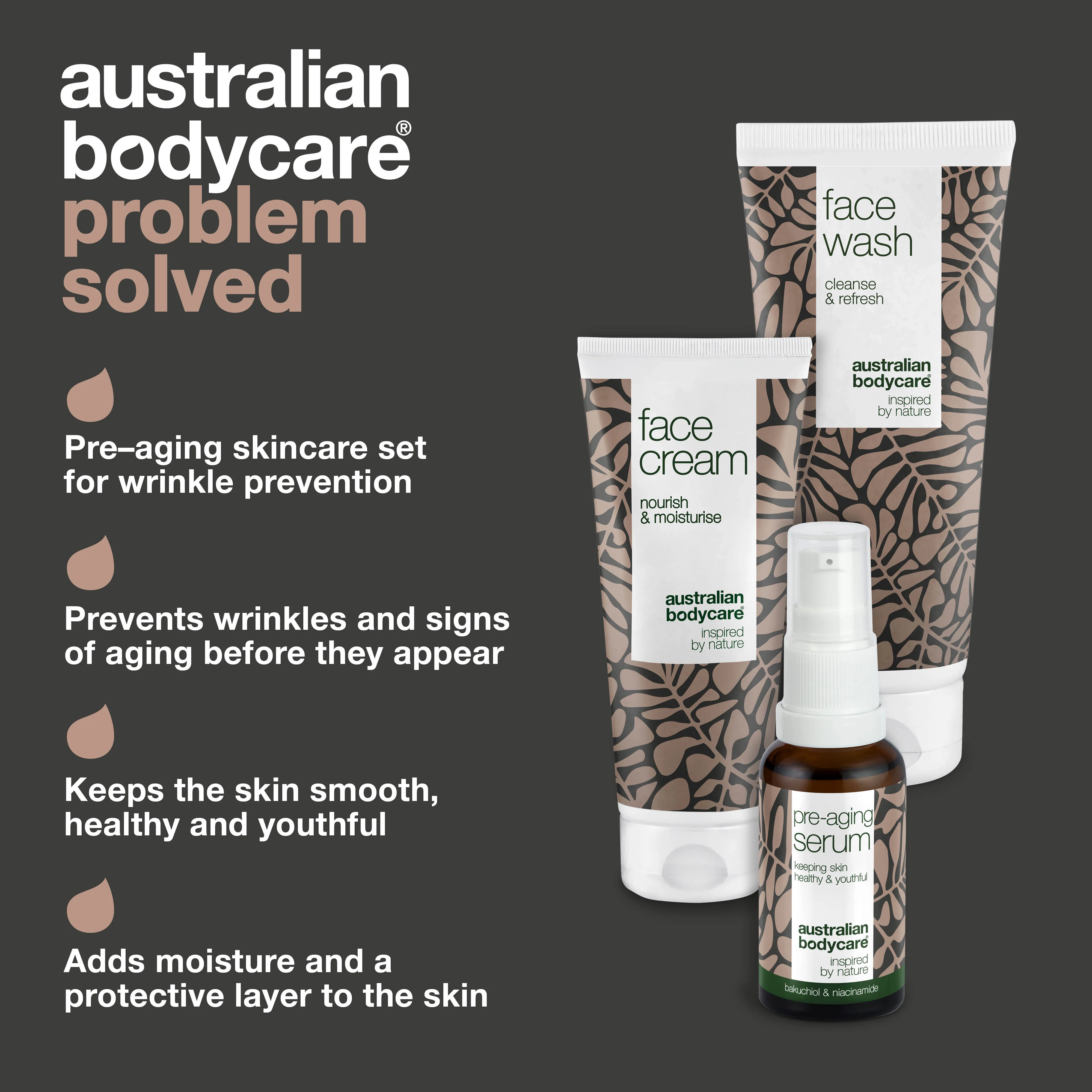 Pre–aging skincare set for wrinkle prevention — 3 anti aging products for young skin to prevent wrinkles - Image 3