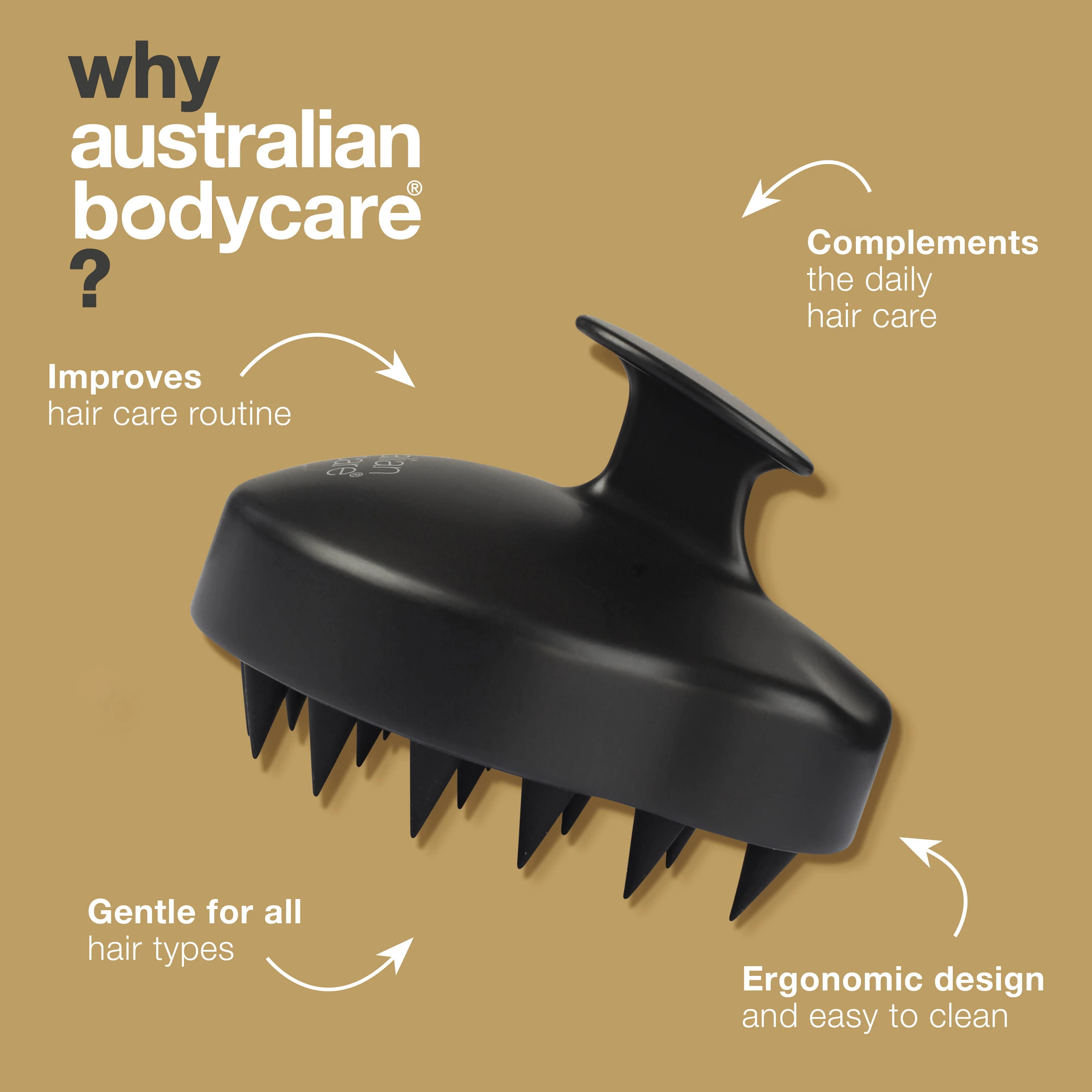 Scalp brush for dry scalp and hair loss — Scalp massage for dandruff, dry scalp and hair loss - Image 4