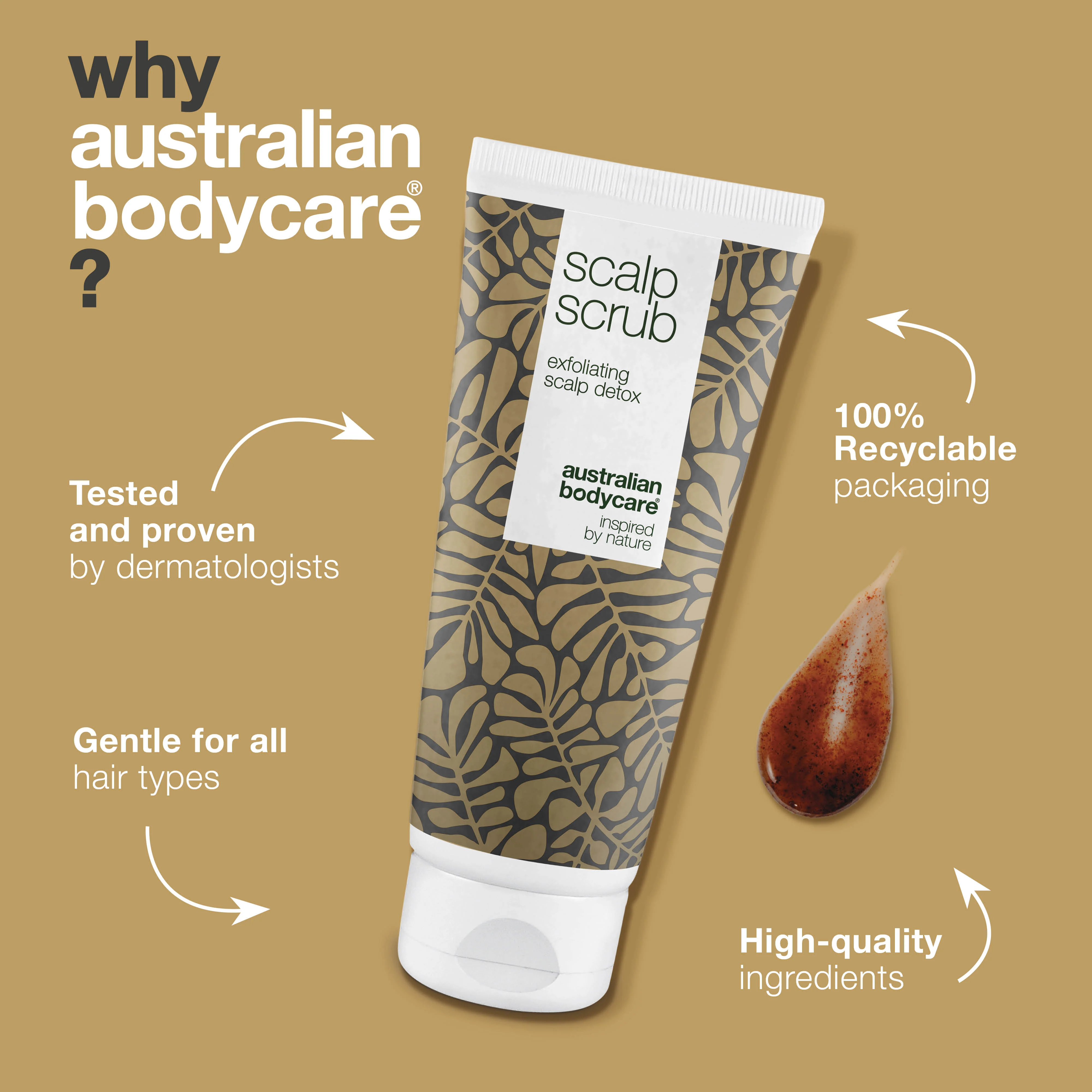 Exfoliating Scalp Scrub — Scalp exfoliator for pimples, dandruff, dry or oily scalp - Image 4