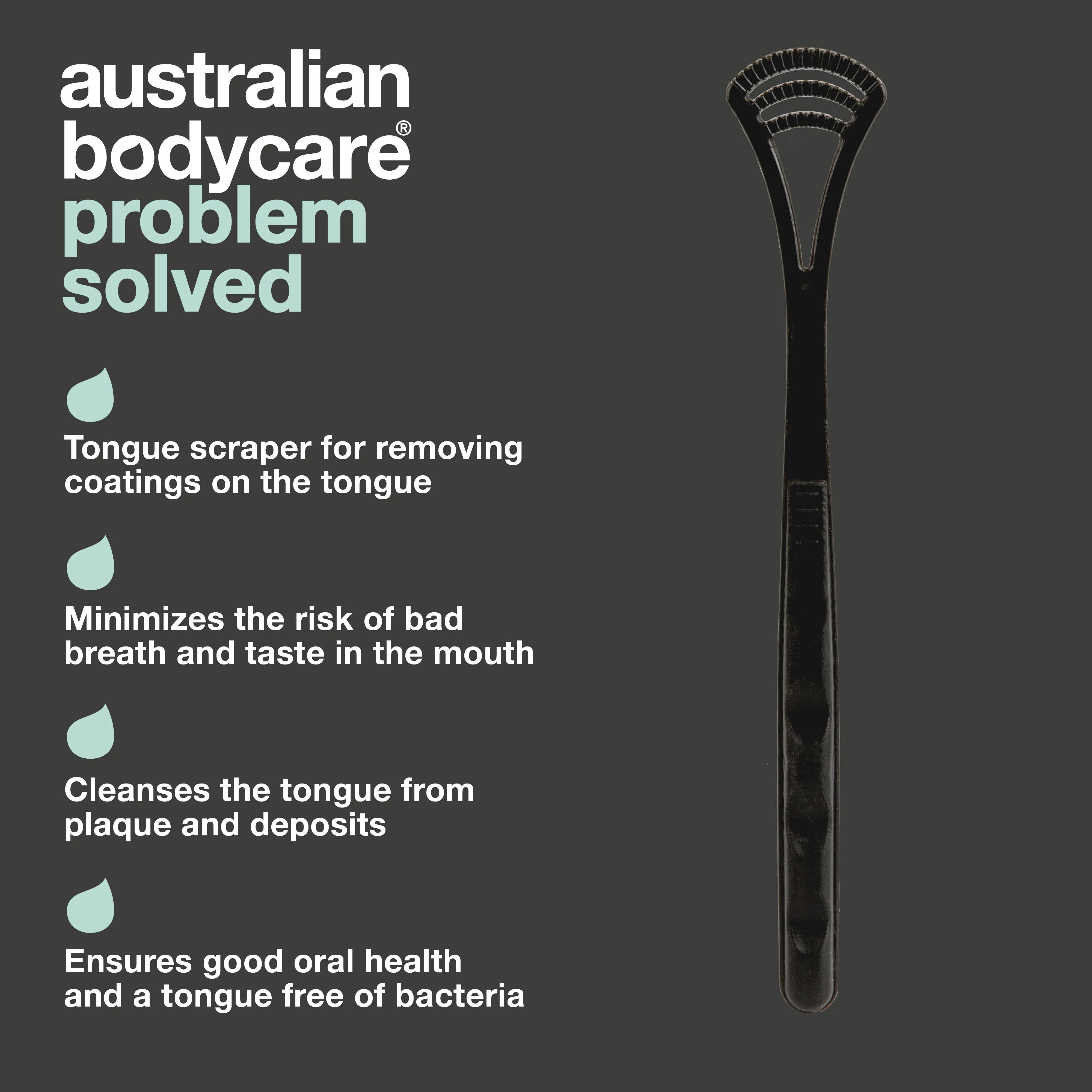Tongue scraper for plaque and bacteria in the mouth — Cleanses the tongue and minimises the risk of bad breath - Image 3