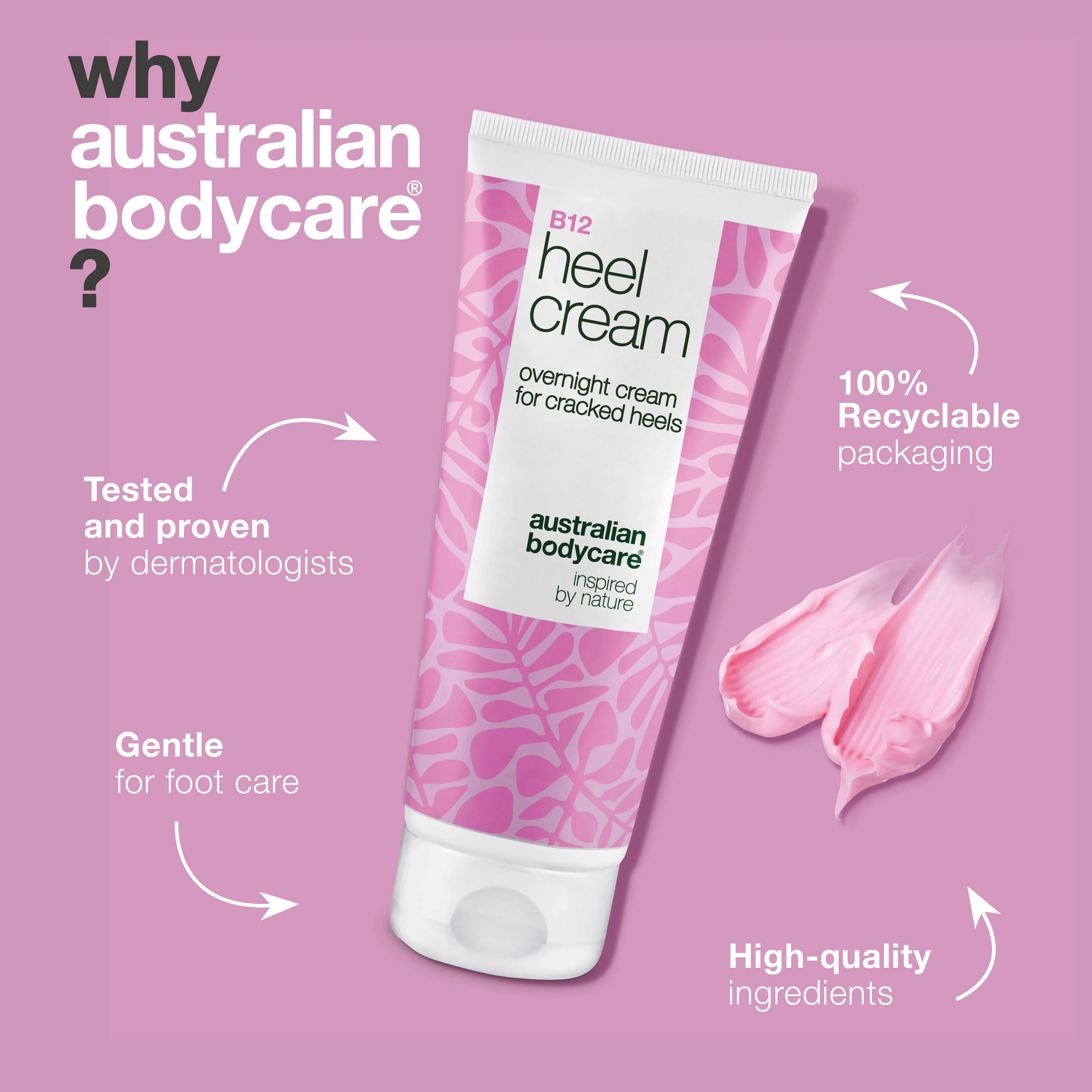 Intensive Heel Care with 25% Urea & Vitamin B12 — Get smooth, healthy feet with this heel cream. Hydrates and restores dry skin with 25% urea & Vitamin B12. - Image 4