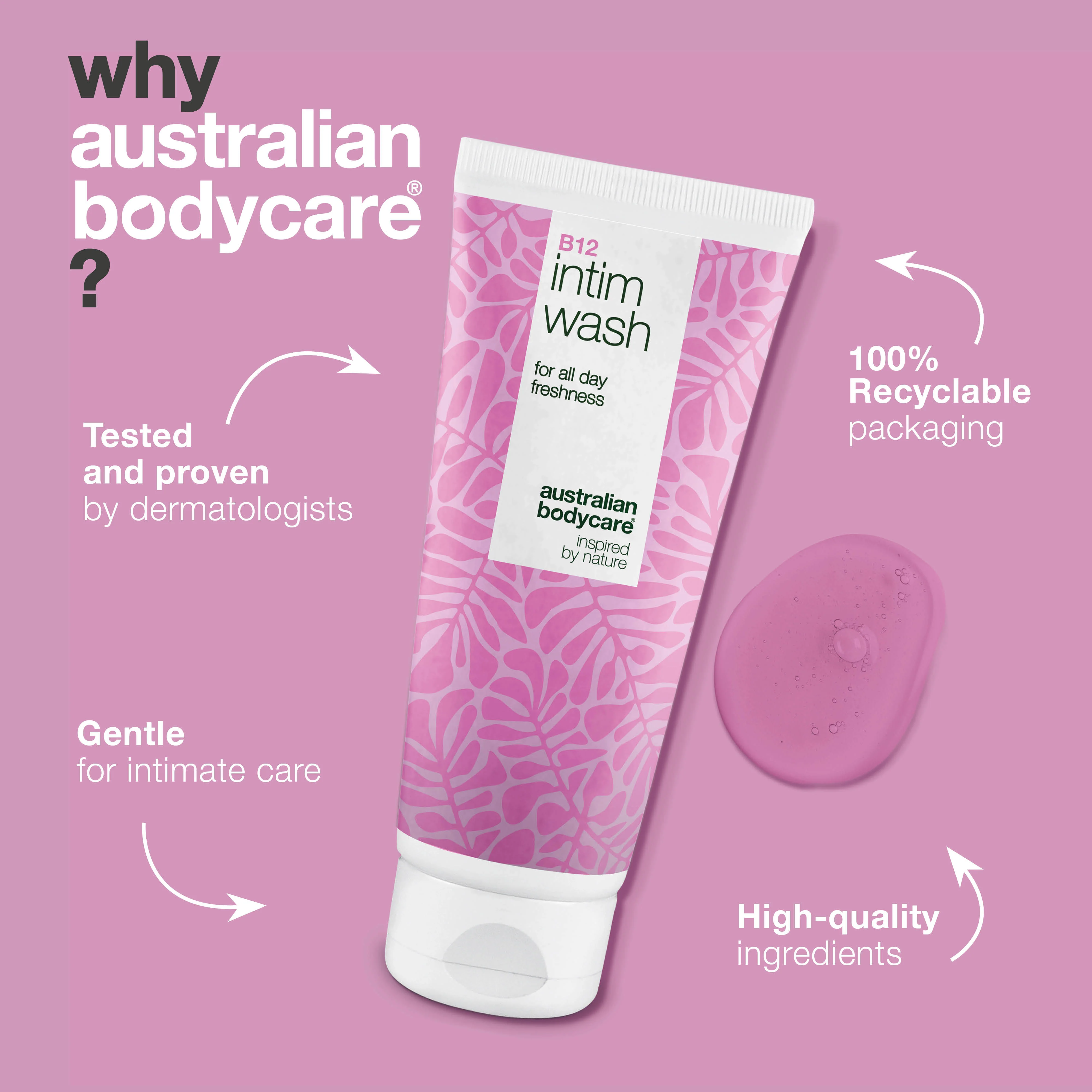 Intimate Wash for Women 40+ – Soothing Daily Care — Intimate wash for women 40+ with dryness and imbalance. With vitamin B12, glycerin, and plant-based cleansing agents. - Image 4