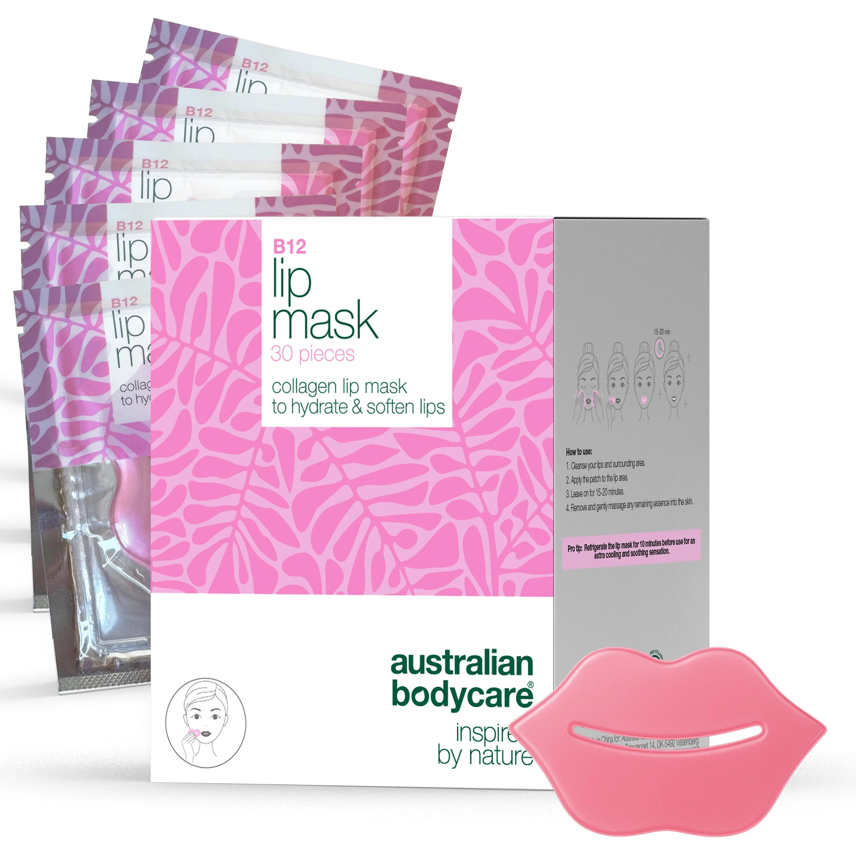 Lip Mask for Dry, Chapped Lips and Fine Lines – with vitamin B12 — Lip mask for dry, cracked lips and fine lines. Hydrates and plumps with B12, collagen and hyaluronic acid. - Image 10