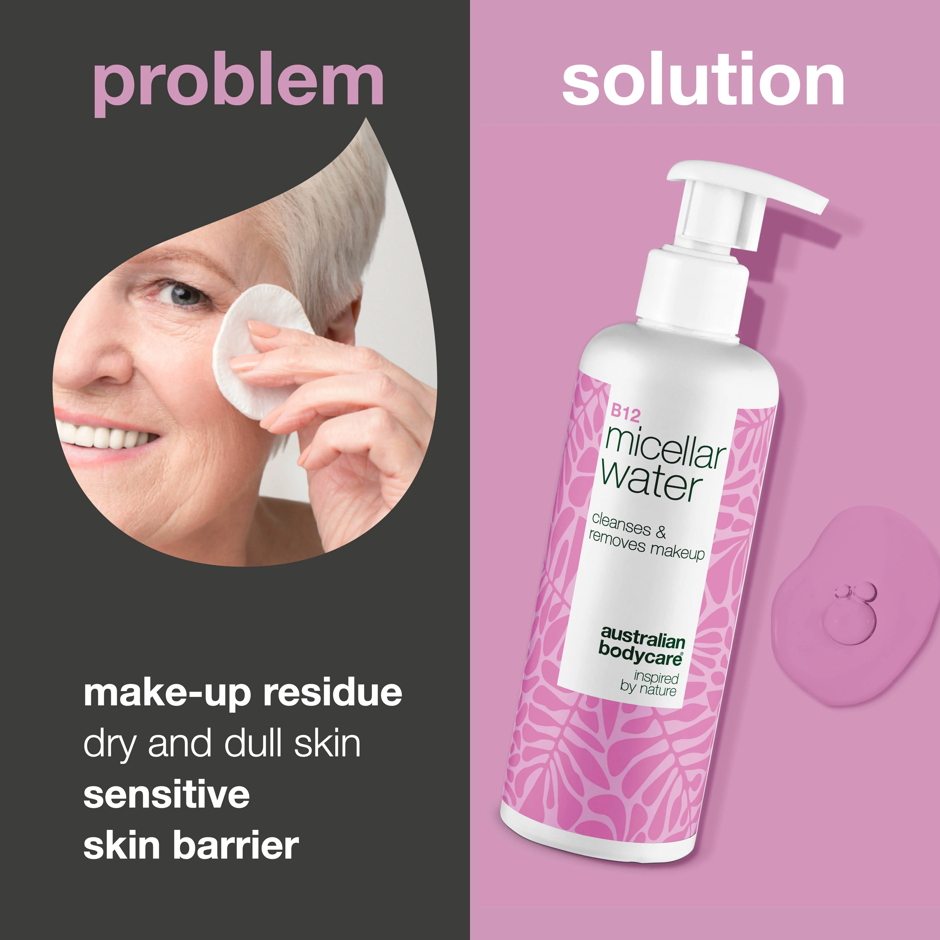 Micellar Water – Removes makeup and soothes red skin — Micellar Water removes makeup, reduces redness and hydrates. Ideal for reactive skin. With B12, Niacinamide and Glycerin. - Image 2
