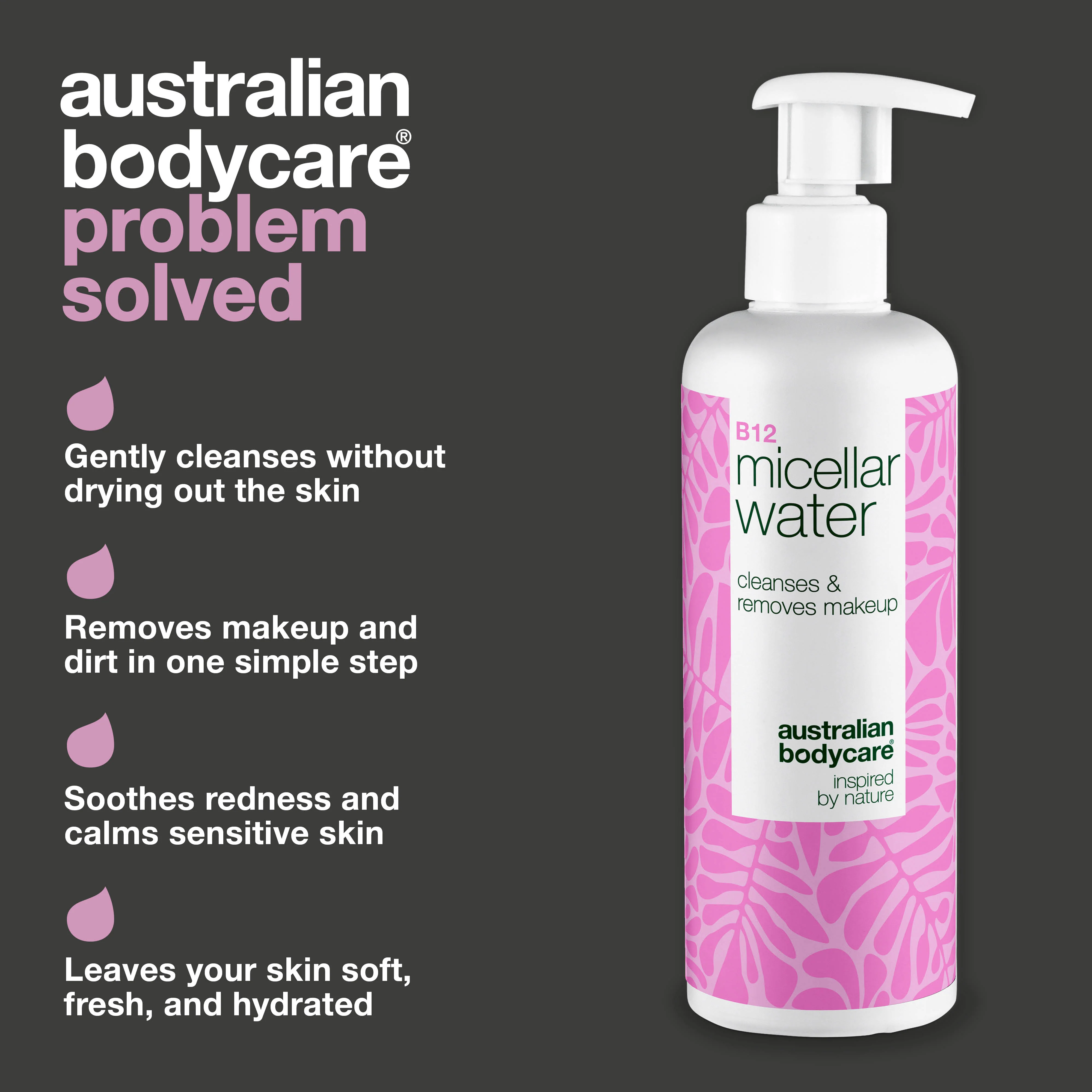 Micellar Water – Removes makeup and soothes red skin — Micellar Water removes makeup, reduces redness and hydrates. Ideal for reactive skin. With B12, Niacinamide and Glycerin. - Image 3