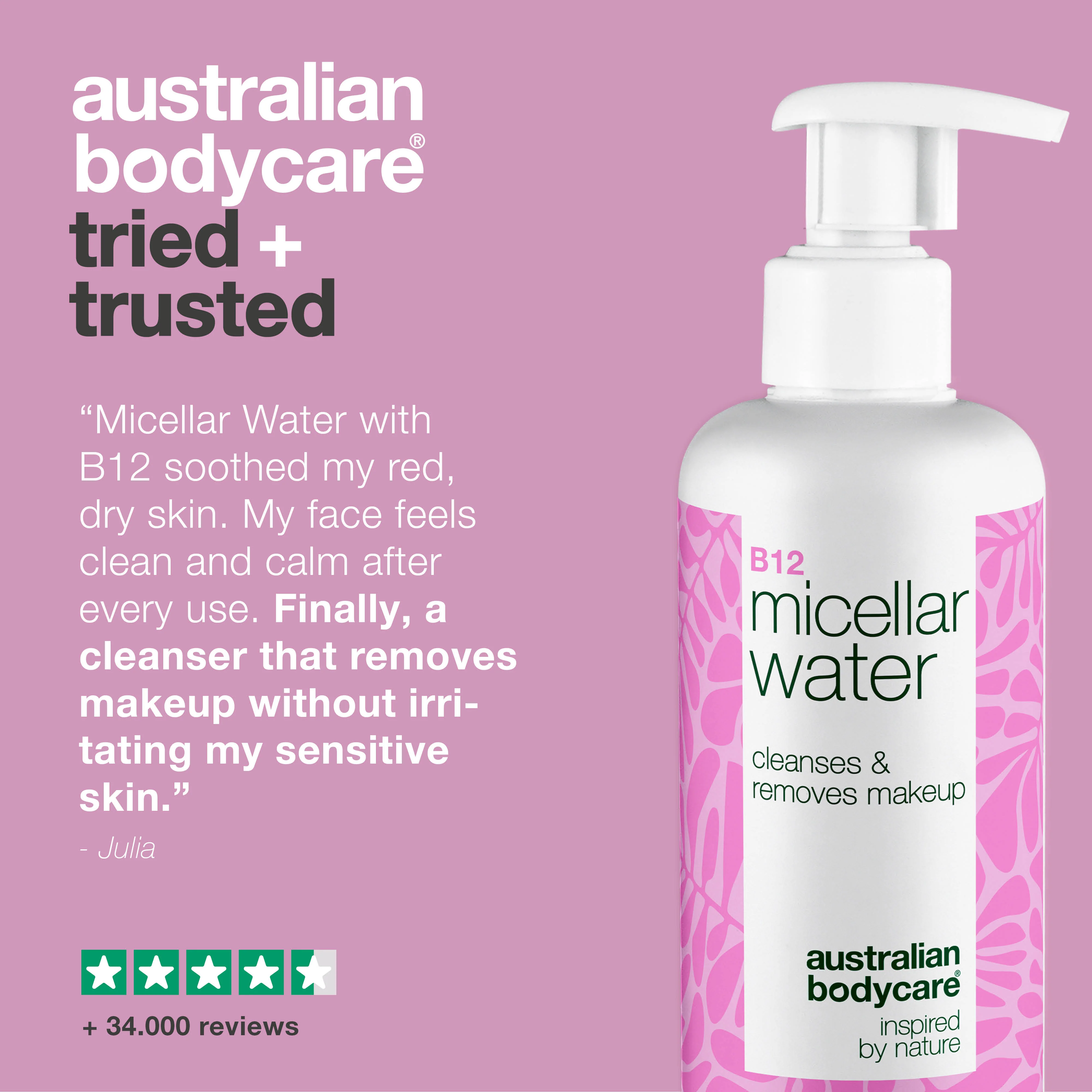 Micellar Water – Removes makeup and soothes red skin — Micellar Water removes makeup, reduces redness and hydrates. Ideal for reactive skin. With B12, Niacinamide and Glycerin. - Image 5