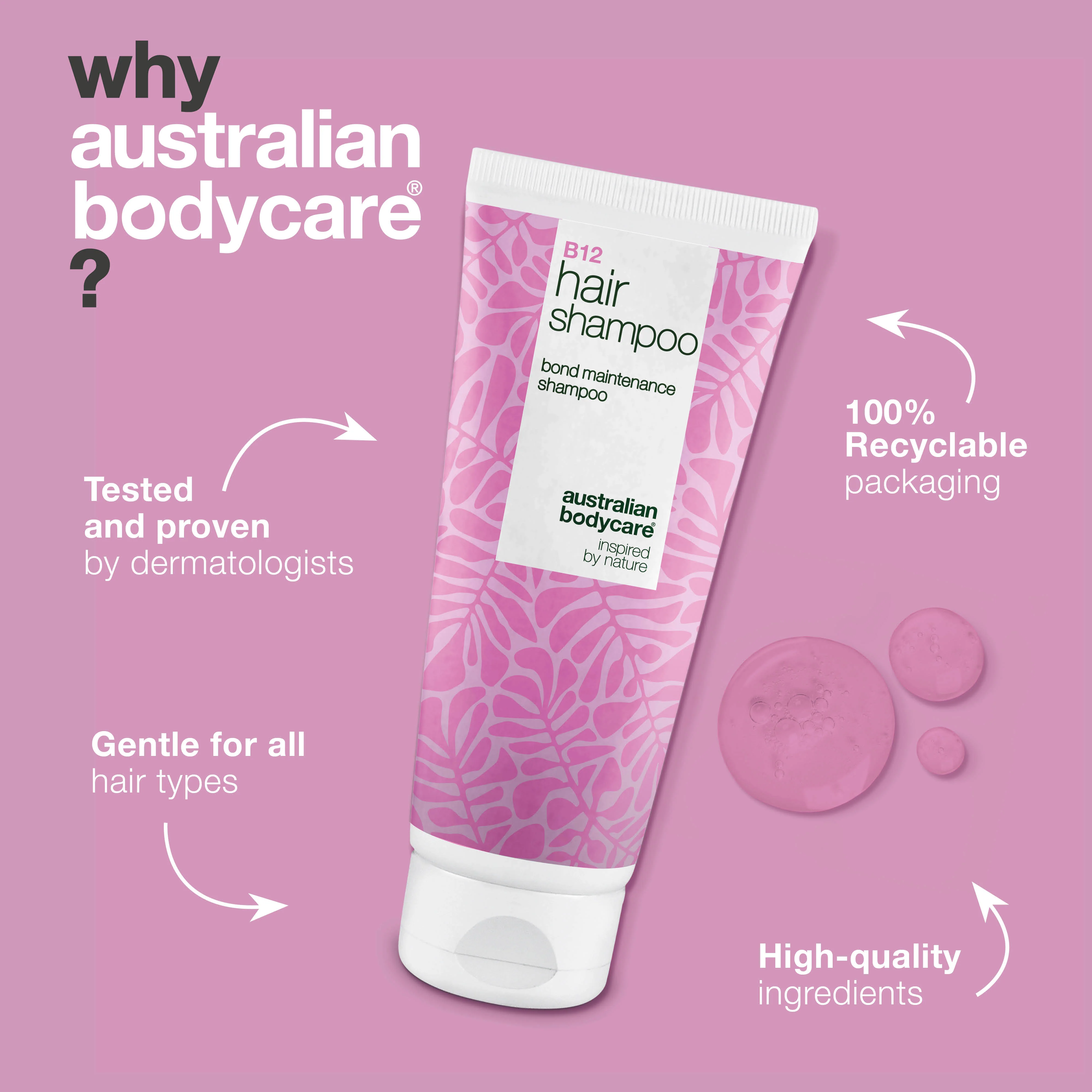Vitamin B12 Hair Shampoo – repairs and strengthens hair — Vitamin B12 Hair Shampoo restores dry, damaged hair and protects with bond effect. With Vitamin B12, Elaya Renova™ and Glycerin. - Image 4